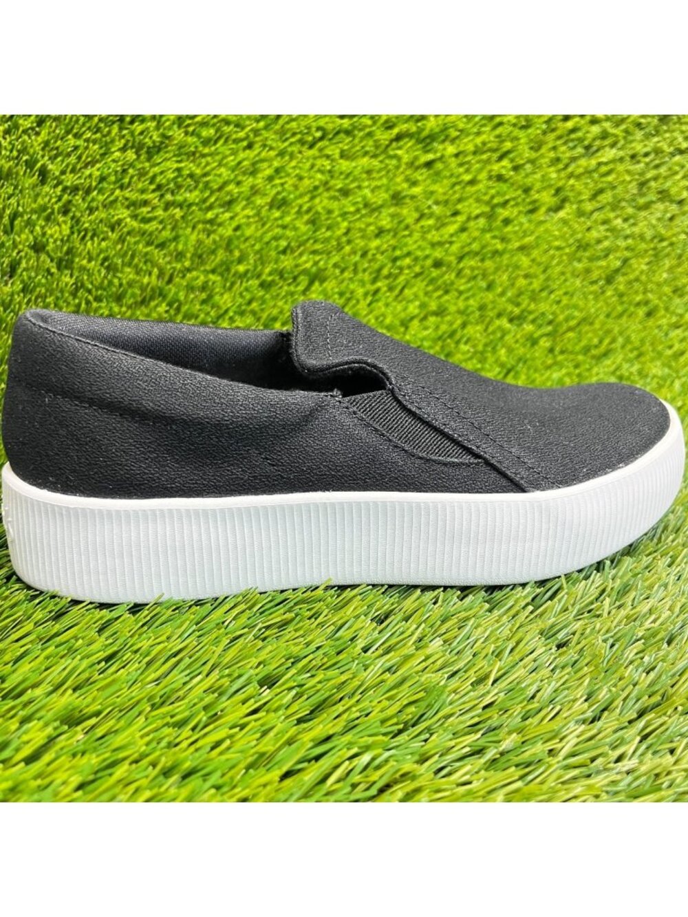 Allbirds Lounger Lift Womens Size 7 Black White Casual Slip On Shoes Sneakers
